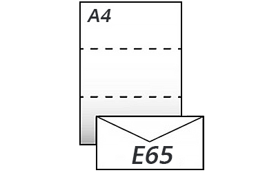 Конверты Е65 110х220 мм