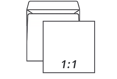 Конверты квадратные