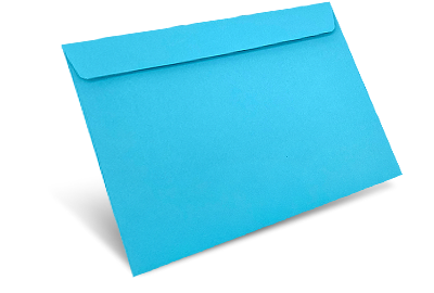 Конверты голубые