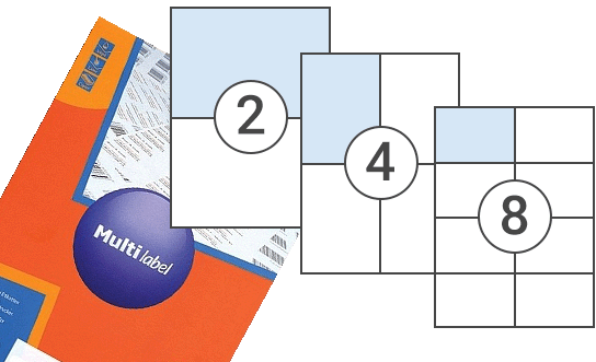 Этикетки А4 для принтера