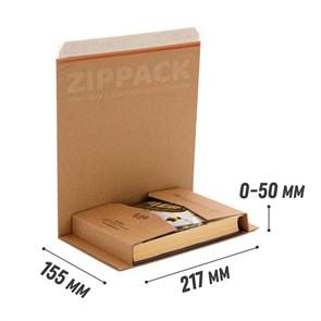 УНИВЕРСАЛЬНАЯ УПАКОВКА ULTRAPAC 217х155х0-50 мм ИЗ ГОФРОКАРТОНА PS.302
