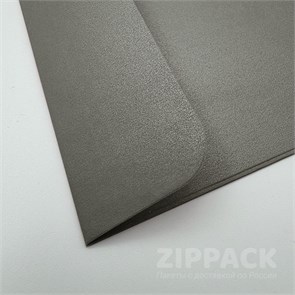 Квадратный конверт серый металлик 170х170 мм | 100 гр./м2 M-170-grey