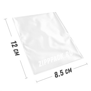 ПВД ПАКЕТ 85х120 мм под запайку / прозрачный 75 мкм PVD85/120/75