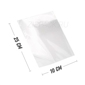 ПАКЕТ БОПП БЕЗ КЛАПАНА 10x25 см | 30 мкм PP100/250