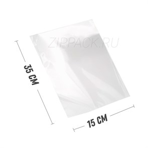 ПАКЕТ БОПП БЕЗ КЛАПАНА 15x35 см | 30 мкм PP150/350