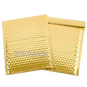 ЗОЛОТОЙ ПАКЕТ 165x165 мм, металлизированный с пузырчатой пленкой CD metal-gold