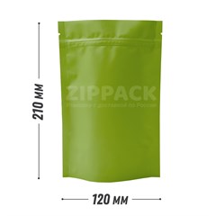 САЛАТОВЫЙ 2 DOY-PACK 120х210 мм | Матовый с замком zip-lock D3080