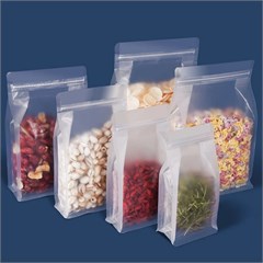 ВОСЬМИШОВНЫЙ ПОЛУПРОЗРАЧНЫЙ КВАДРОПАК 240+80х300 мм | zip-lock P8210