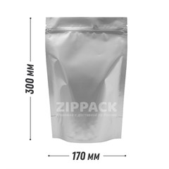 ДОЙ-ПАКЕТ ФОЛЬГИРОВАННЫЙ 170х300 мм с замком zip-lock D2503