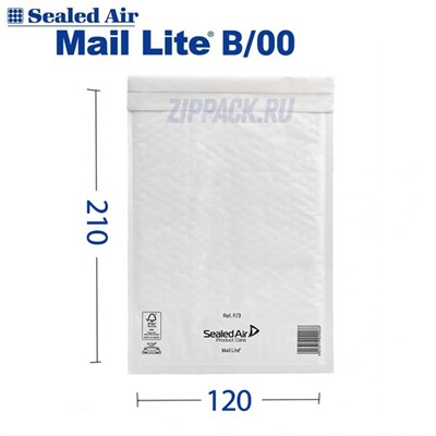 Пакет с пузырчатой пленкой MAIL LITE WHITE B/00 | 120х210 мм B/00