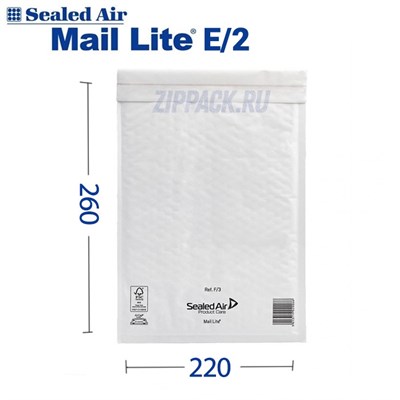 Пакет с пузырчатой пленкой MAIL LITE WHITE E/2 | 220х260 мм E/2