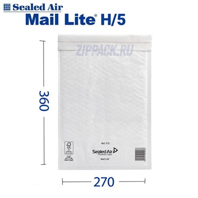Пакет с пузырчатой пленкой MAIL LITE WHITE H/5 | 270х360 мм H/5