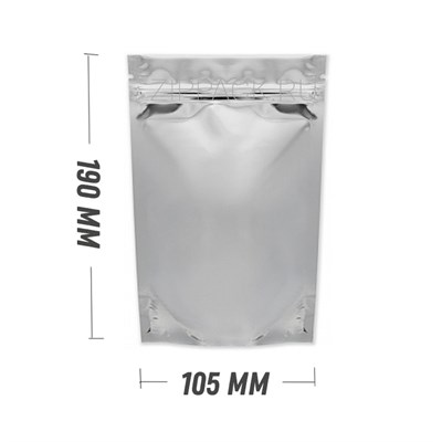 ДОЙ-ПАКЕТ МЕТАЛЛИЗИРОВАННЫЙ 105х190 мм с замком zip-lock D2002