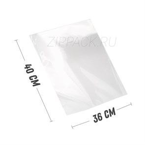 ПАКЕТ БОПП БЕЗ КЛАПАНА 36x40 см | 30 мкм PP360/400