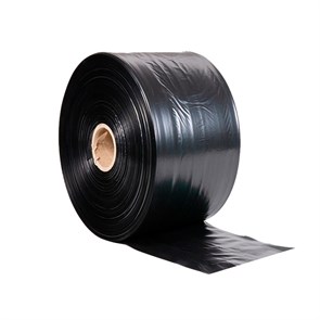 ЧЕРНАЯ ПЛЕНКА РУКАВ 20 cм | ПВД 80 мкм | 10 кг | 330 п.м. PVD200/80/black