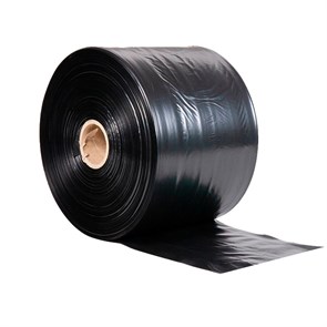 ЧЕРНАЯ ПЛЕНКА РУКАВ 30 cм | ПВД 80 мкм | 10 кг | 220 п.м. PVD300/80/black