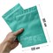 БИРЮЗОВЫЙ DOY-PACK 120х185 мм | Металлизированный матовый с zip-lock D3025 - фото 12164