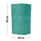 БИРЮЗОВЫЙ DOY-PACK 120х185 мм | Металлизированный матовый с замком zip-lock D3025 - фото 12165
