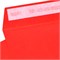 Красный конверт С65 114х229 мм | Матовый офсет 120 гр./м2 | Лента A206 - фото 13256