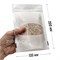 БЕЛЫЙ МАТОВЫЙ ДОЙ-ПАКЕТ 135х200 мм С ОВАЛЬНЫМ ОКНОМ и замком zip-lock D2235 - фото 15982