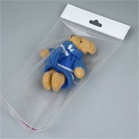 ПАКЕТ С ЕВРОПОДВЕСОМ И КЛАПАНОМ 20х30+3 см прозрачный бопп 30 мкм PE20/30 - фото 5564