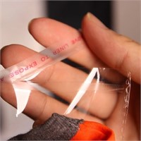 ПАКЕТ С ЕВРОПОДВЕСОМ И КЛАПАНОМ 7х14+3 см прозрачный бопп 30 мкм PE7/14 - фото 5858