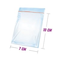 ПАКЕТ С ЗАМКОМ ZIP-LOCK 7х10 см / сверхпрочный 100 мкм ZIP100.7x10 - фото 6049