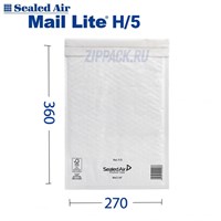 Пакет с пузырчатой пленкой MAIL LITE WHITE H/5 | 270х360 мм H/5 - фото 6583