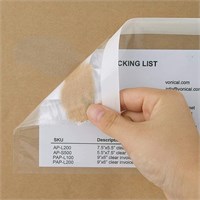 САМОКЛЕЮЩИЙСЯ ПРОЗРАЧНЫЙ ПАКЕТ DOCUFIX C5 225х165 мм с надписью "DOCUMENTS ENCLOSED" docufix_С5_docs-enclosed - фото 6800