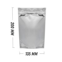 ДОЙ-ПАКЕТ МЕТАЛЛИЗИРОВАННЫЙ 135х200 мм с замком zip-lock D2004 - фото 7794