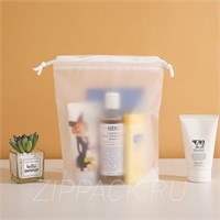 МАТОВЫЙ ПАКЕТ С ЗАВЯЗКАМИ 25х35 см | EVA 50 мкм str25/35/white - фото 8092