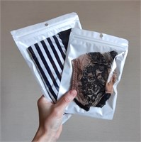 Пакет zip-lock 8х13 см с прозрачной стороной для упаковки белья SP8/13b - фото 8143