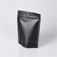 ДОЙ-ПАКЕТ 135х200 мм ЧЕРНЫЙ КРАФТ | с замком zip-lock D1730 - фото 8593