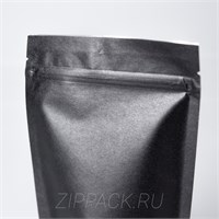 ДОЙ-ПАКЕТ 135х200 мм ЧЕРНЫЙ КРАФТ | с замком zip-lock D1730 - фото 8594