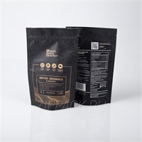 ДОЙ-ПАКЕТ 135х200 мм ЧЕРНЫЙ КРАФТ | с замком zip-lock D1730 - фото 8595