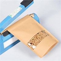 ДОЙ-ПАКЕТ 105х190 мм ИЗ КРАФТ-БУМАГИ | с замком zip-lock D1702 - фото 8605