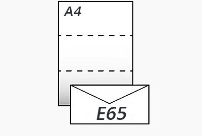 Конверты Е65 110х220 мм