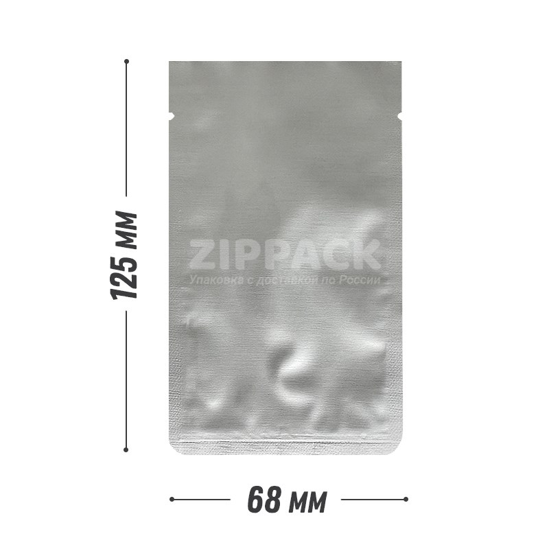 САШЕ ПАКЕТ 68х125 мм фольгированный | под запайку SPF68/125 - фото 17429