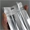 Zip-lock пакет серебряный 70х100 мм с прозрачной стороной / с подвесом SP7/10/met - фото 18536