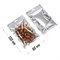 Zip-lock пакет серебряный 80х130 мм с прозрачной стороной / с подвесом SP8/13/met - фото 18543